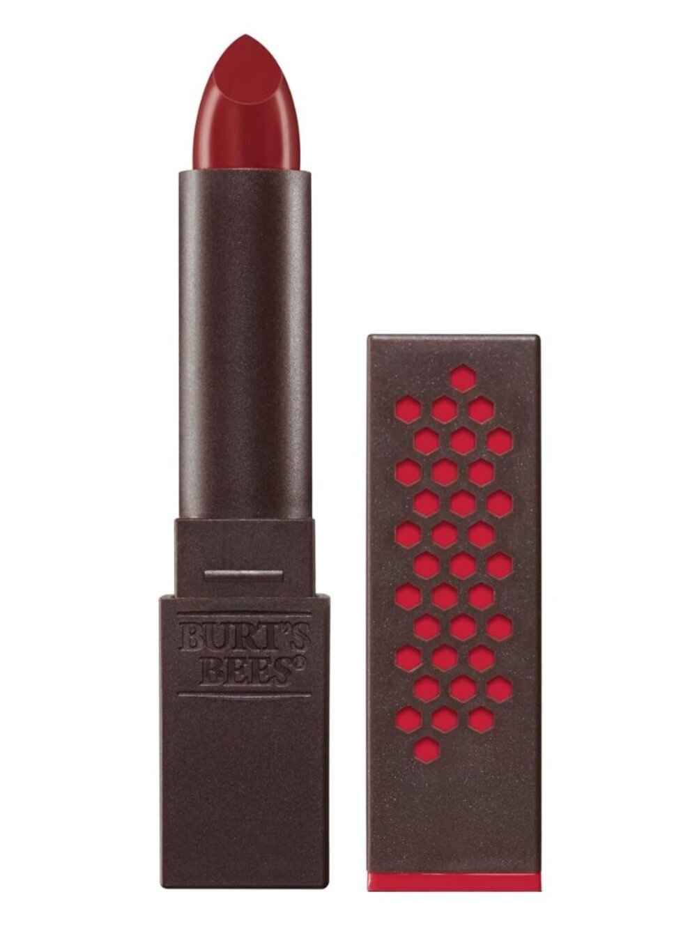 Burt's Bees 100% Natural Moisturizing Lipstick, Scarlet Soaked